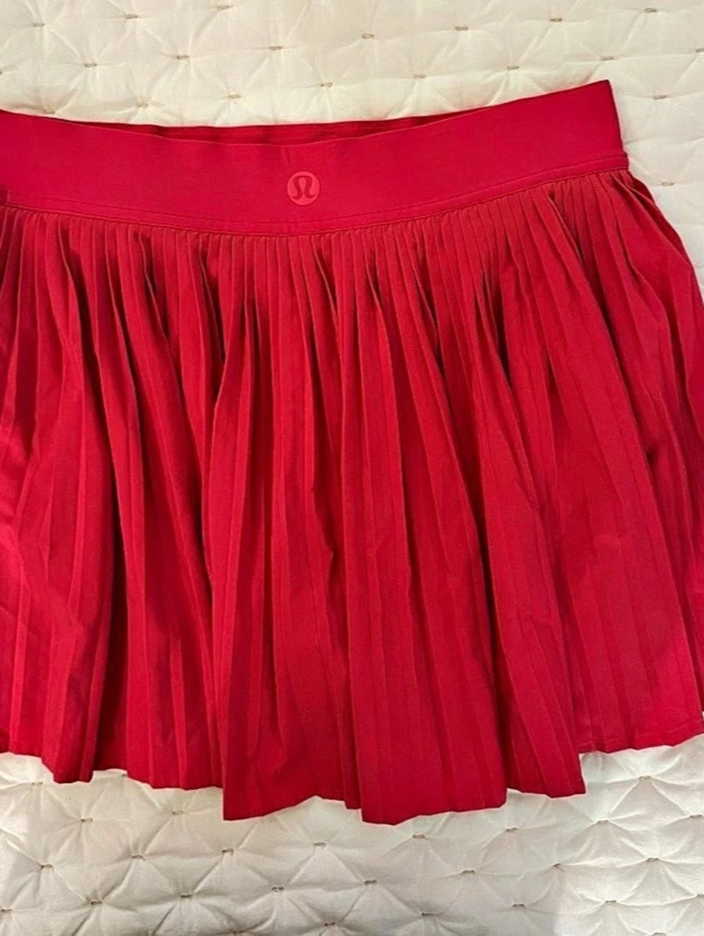 lululemon Court Rival High-Rise Skirt Pleated Mini Skirt hot pink